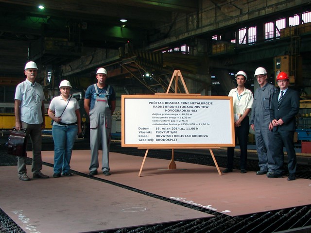U Brodograđevnoj industriji Split d.d. započela izgradnja radnog broda Plovputa d.o.o.